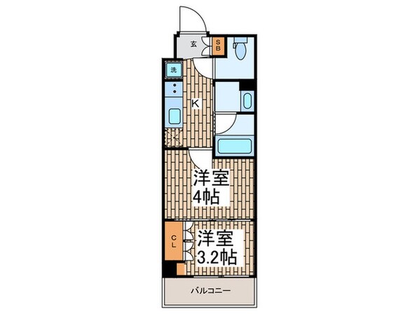 ブライズ大森本町の物件間取画像